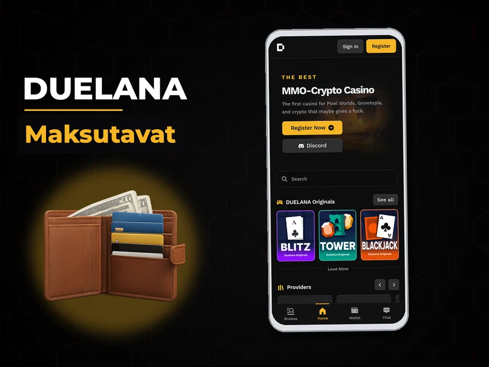 Duelana - Maksutavat
