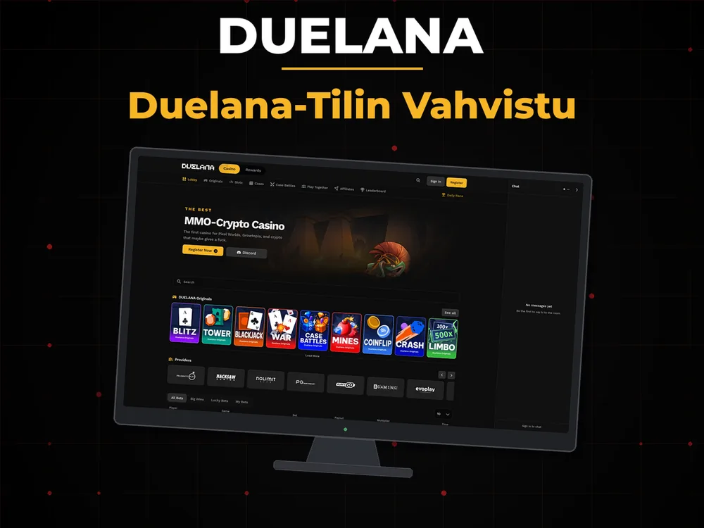 Duelana - Duelana-Tilin Vahvistu