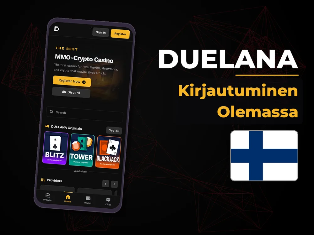 Duelana - Kirjautuminen Olemassa