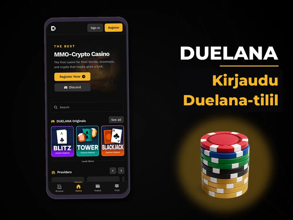 Duelana - Kirjaudu Duelana-tilil