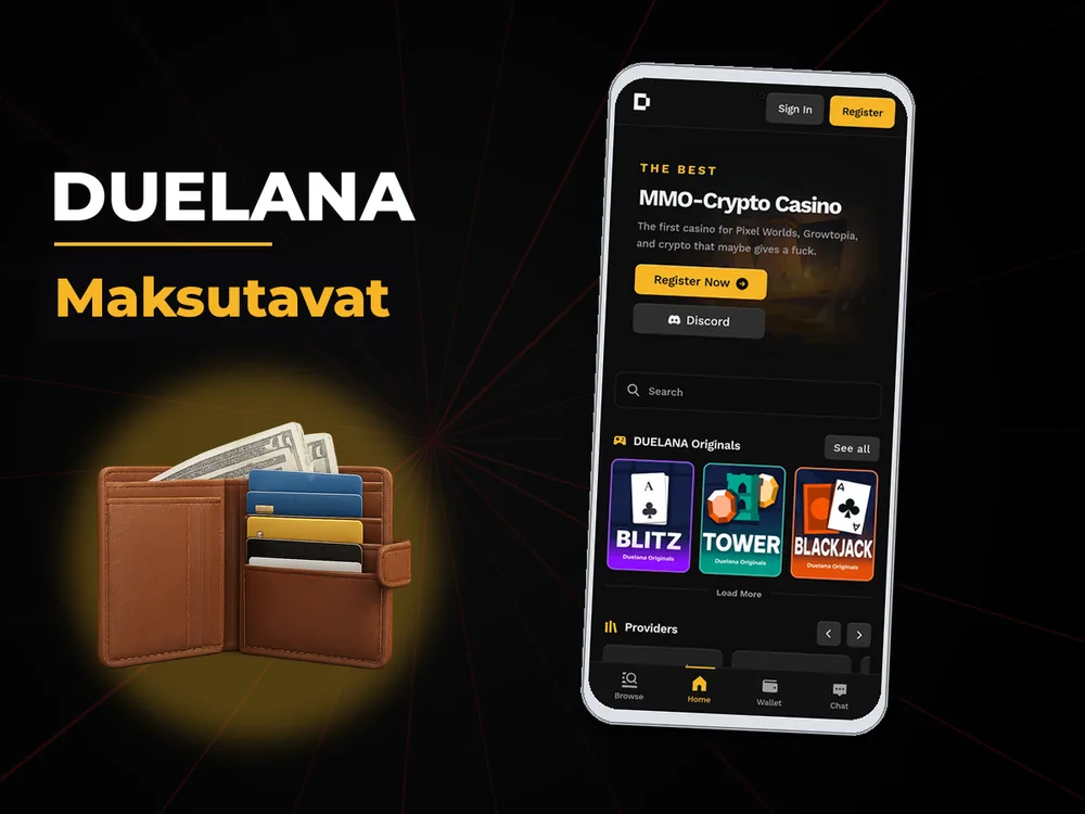 Duelana - Maksutavat